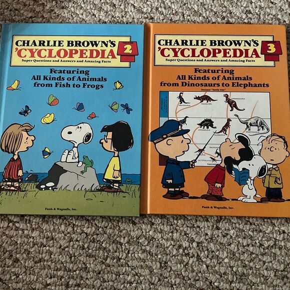 Charlie Brown cyclopedia 1-10 vintage 1989 Charlie Brown books - Picture 3 of 6